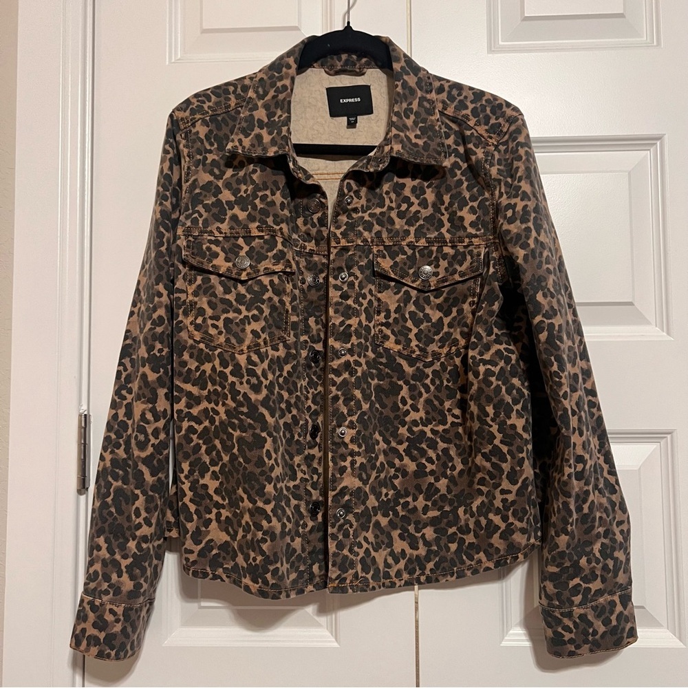 Express Animal Print Jacket